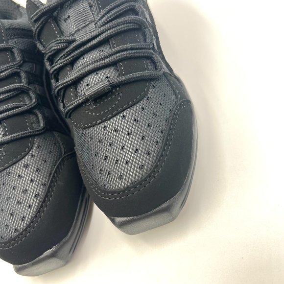 Capezio Girls Kids Size 2 DS24 Rockit Black Split Sole Dance‎ Sneakers Shoes - Picture 5 of 12